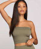 Sleek And Seamless Knit Bandeau