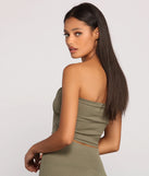 Sleek And Seamless Knit Bandeau