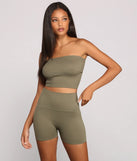 Sleek And Seamless Knit Bandeau