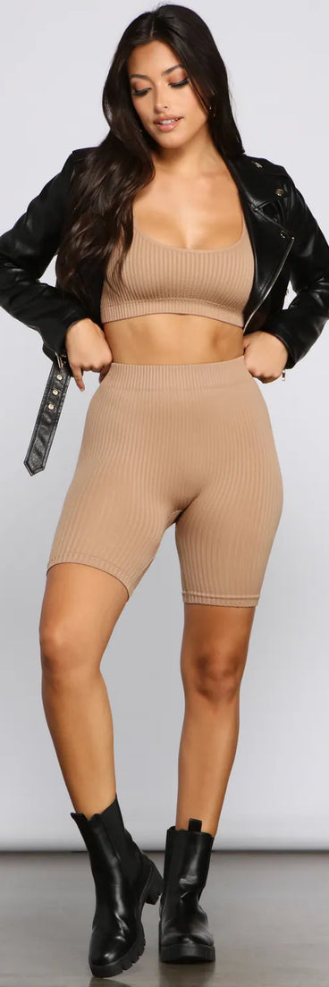 Chic And Seamless Ribbed Bralette