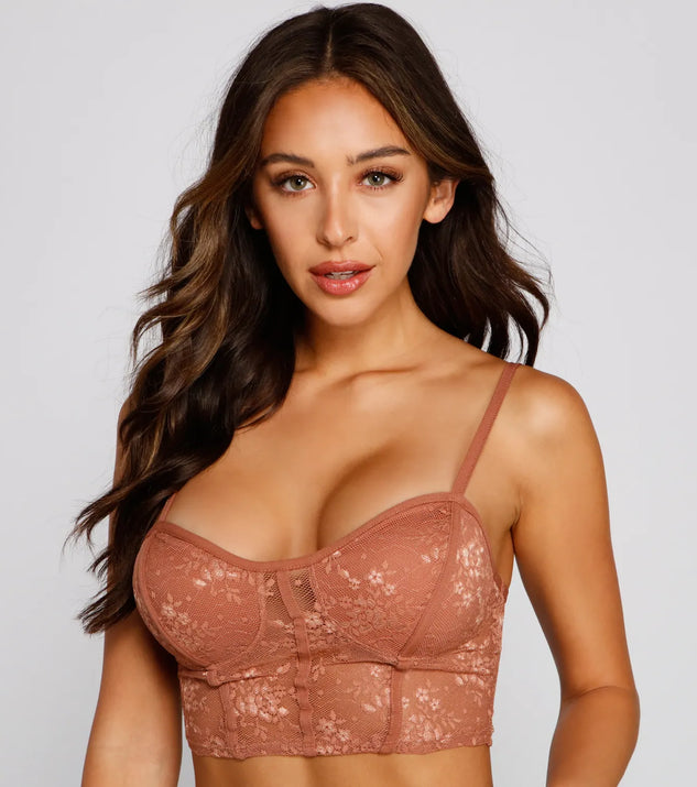 Gimme More Lace Floral Bralette
