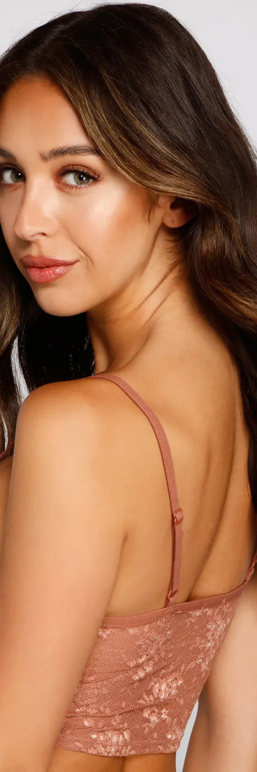 Gimme More Lace Floral Bralette