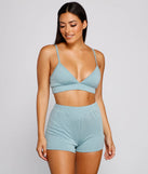 Cozy Basic Triangle Pajama Bralette