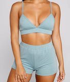 Cozy Basic Triangle Pajama Bralette