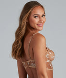 Sheer Mood Floral Longline Bralette