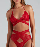 Wrapped In Lace Sultry Bra And Panty Set
