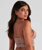 Pretty Poised Lace Longline Bralette