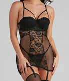 Sultry Vixen Chemise Lingerie Set