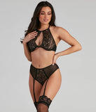 Luxe Lacy Details Lingerie Set