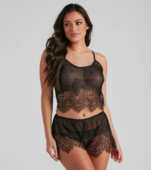 Lacy and Chic Lingerie Set