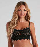 Lace Dreams Embroidered Demi Bra