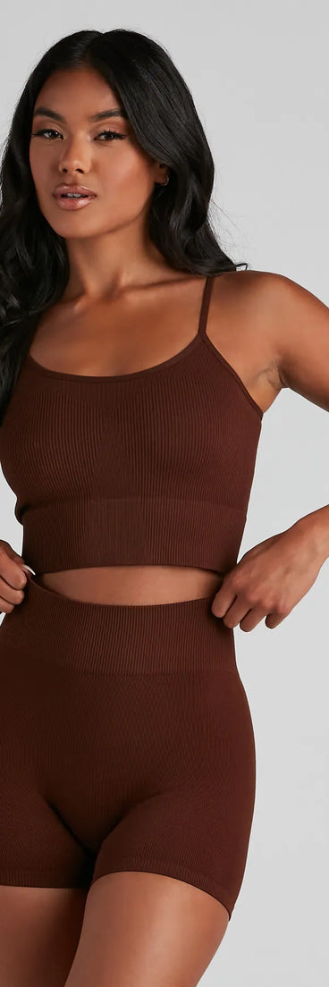 Never Take Off Seamless Longline Bralette