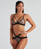 Radiant Beauty Sheer Mesh Bra And Panty Set