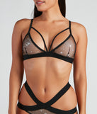 Radiant Beauty Sheer Mesh Bra And Panty Set