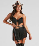 Wild West Cowgirl Fringe Bra And Panty