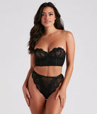 Gorgeous Look Lace Corset And Panty Set