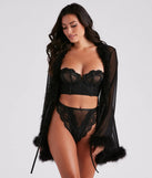 Gorgeous Look Lace Corset And Panty Set