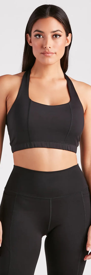 Sporty Style Racerback Tank Bra