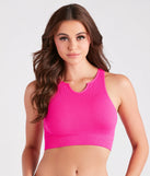 Iconic Basic Seamless Knit Bra Top