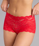 Sweet Secrets Boyshort Lace Panties