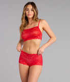 Sweet Secrets Boyshort Lace Panties