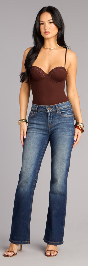 Undercover Chic Lace Trim Bodysuit