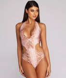 Animal Instinct Cutout Swimsuit