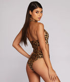 Animal Instinct Cutout Swimsuit