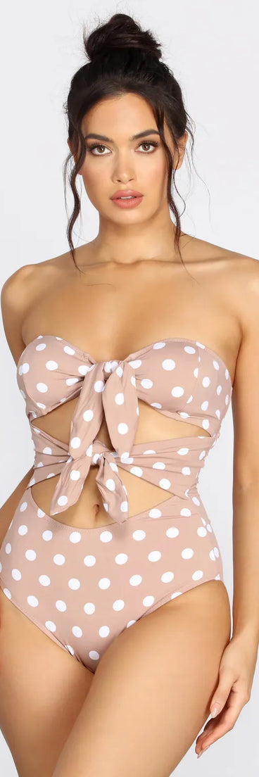 Pretty In Polka Dots Swimsuit