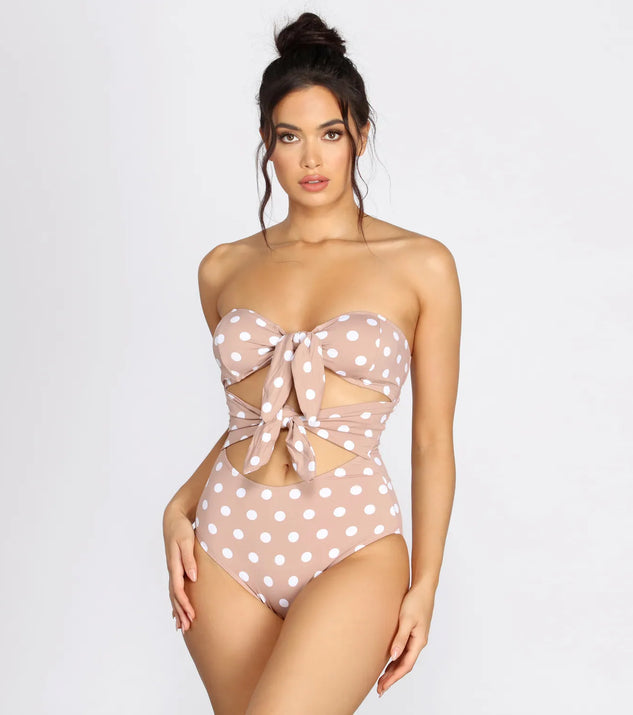 Pretty In Polka Dots Swimsuit