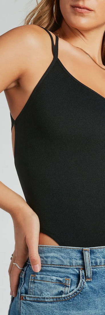 Babe Alert Strappy Seamless Bodysuit