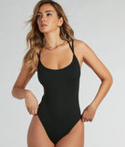 Babe Alert Strappy Seamless Bodysuit