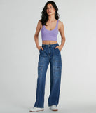 Fave Staple Ribbed Knit Cropped Tank Top
