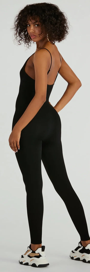 Super Base Basic V-Neck Seamless Catsuit