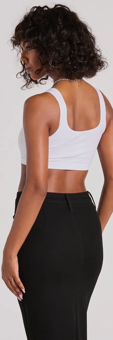 Casual With A Twist Sleeveless Lace-Up Crop Top