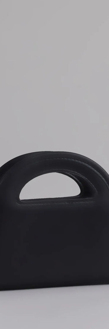 Stylish Secret Faux Leather Mini Bag