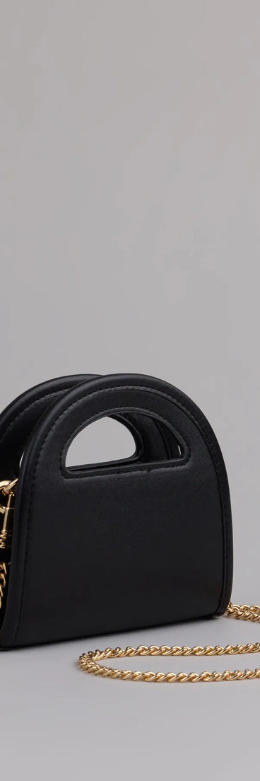 Stylish Secret Faux Leather Mini Bag