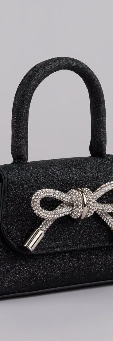 Tie It Together Glitter Mini Bag