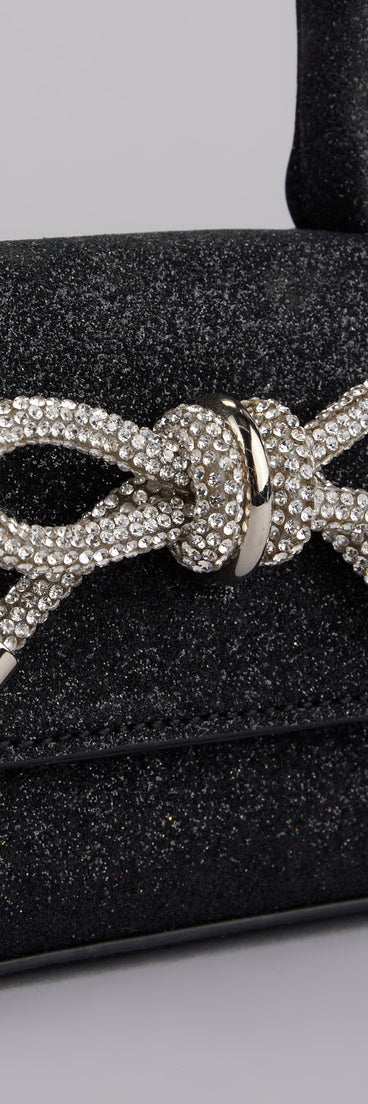 Tie It Together Glitter Mini Bag