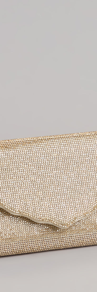 Style your vibe in seconds with the Sparkly Endeavor Rhinestone Crossbody Wallet, a fashion accessories essential that completes any outfit with ease.