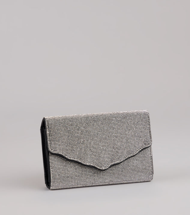 Sparkly Endeavor Rhinestone Crossbody Wallet