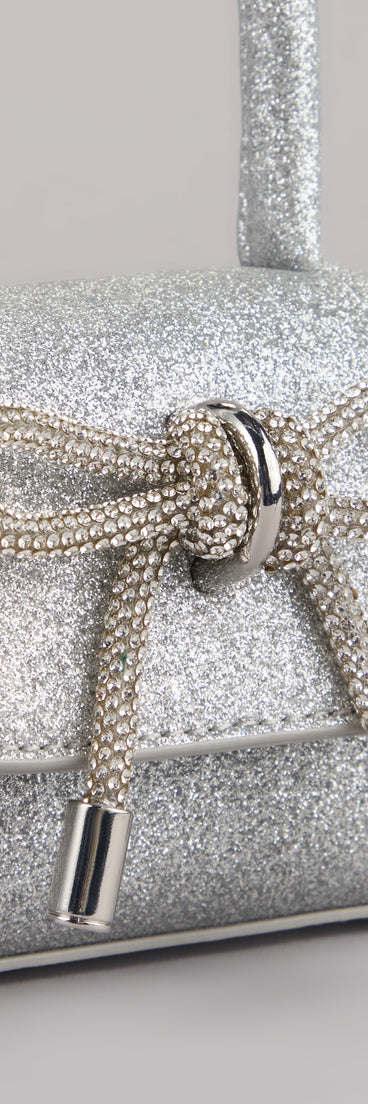 Tie It Together Glitter Mini Bag