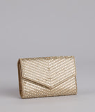 Let's Have A Toast Rhinestone Crossbody Wallet