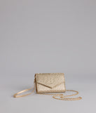 Let's Have A Toast Rhinestone Crossbody Wallet