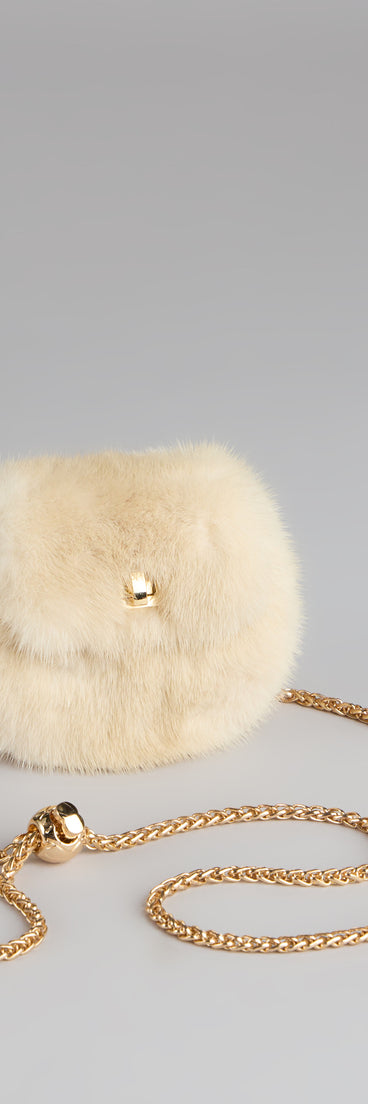Fluff Factor Mini Crossbody Bag