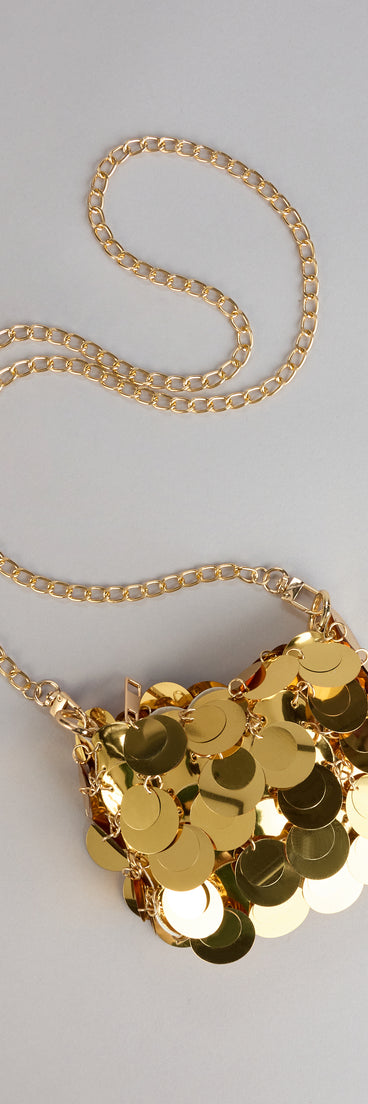 Disco Dreams Sequin Crossbody Bag