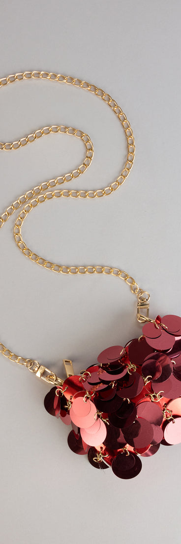 Disco Dreams Sequin Crossbody Bag