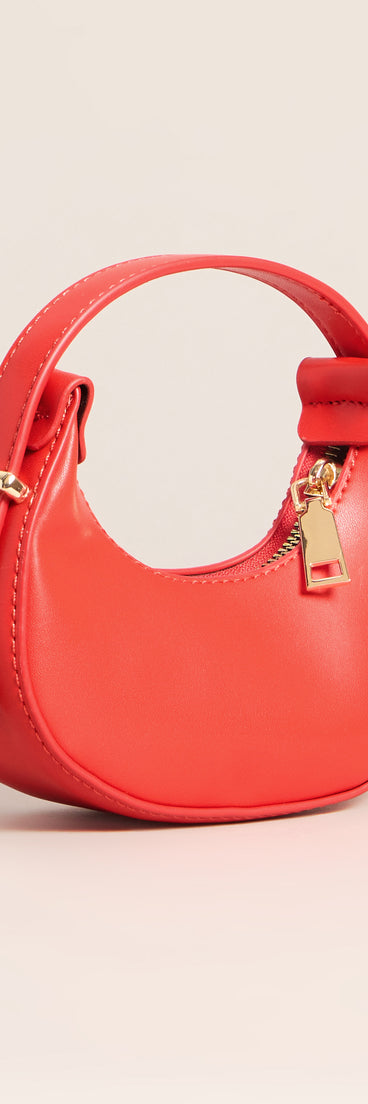 Tiny Icon Faux Leather Mini Bag