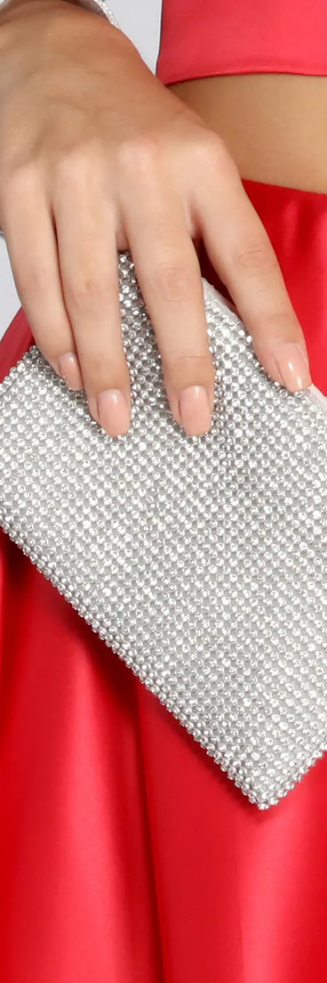 Don't Rush Me Rhinestone Wristlet