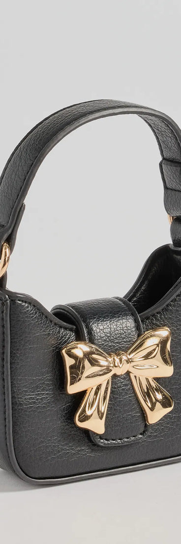 Treat Yourself Bow Accent Mini Handbag